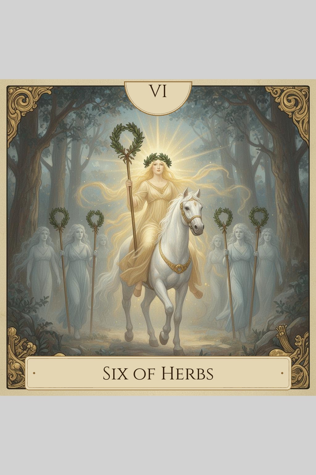 Six of Herbs · Bay Laurel